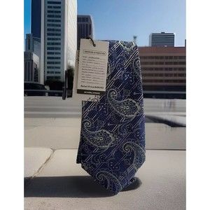 JASON & VOGUE 100% Silk Tie Handmade in ITALY Paisley NWT $49 MSRP